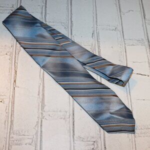 🔵🤎 Vintage Blue & Tan Tie – JCPenney The Men’s Shop (56" x 3")